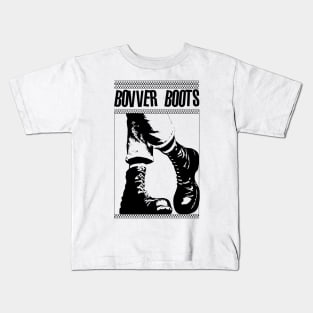 Retro 80s SKA  Bovver Boots Kids T-Shirt